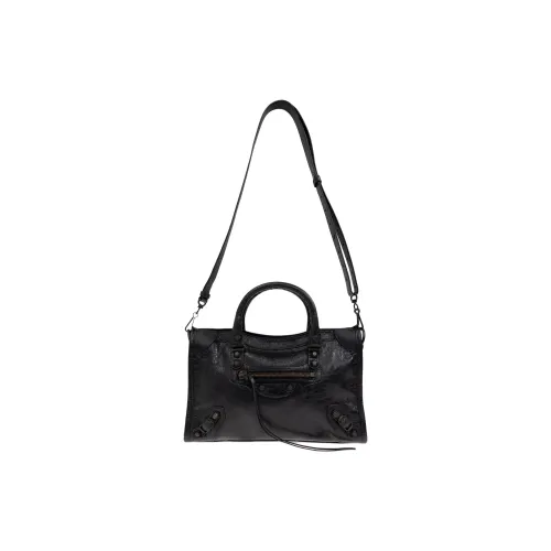 Balenciaga Le City Овечья кожа Одно плечо Сумка Маленькая Женская Серый