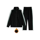 Чёрный, зелёный, полосы, комплект