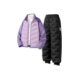 [Thickened и с флисовой подкладкой] DiH Квадратный крючок и петля K Фиолетовый + DiH Квадратный крючок и петля K Черный