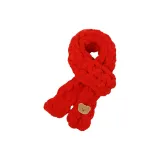 Красный [Сделай сам Палец Шарф] + Наклейка Медведь