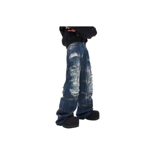 LEIGHZ Ice Blue Унисекс Джинсы