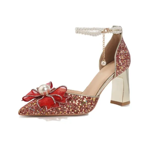 LANMOU Грубый каблук Высокие каблуки Женские