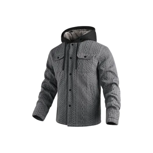 LH HOMME Серый Унисекс Куртки