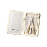 [Лимонно-желтый] Улучшенные ножницы из переработанной кожи, 5 шт. комплект (немецкий язык Seiko, многоразовые лезвия)