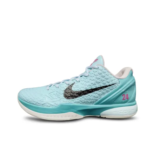 Nike Zoom Kobe 6 All Star 2,0 Амортизация Износостойкий Низкий Топ Баскетбольные Кроссовки Мужские Синие