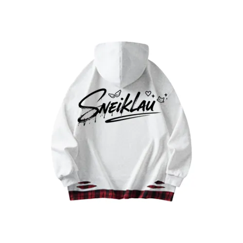 SNEIKLAU Белый Унисекс Свитшоты
