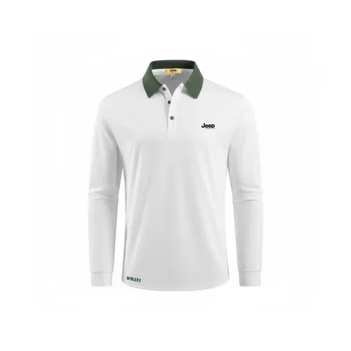 Jeep Wrangler Leisure Series Длинный рукав Т-рубашка Унисекс