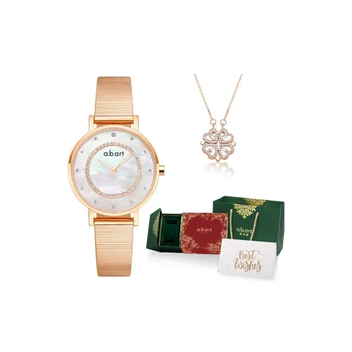 a.b.art Ferris Wheel Rhinestone Украшенные Мини Золотые Кварцевые Наручные Часы