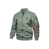 Горох Зеленый [Весенний Осенний Высококачественный Пилотная Куртка]