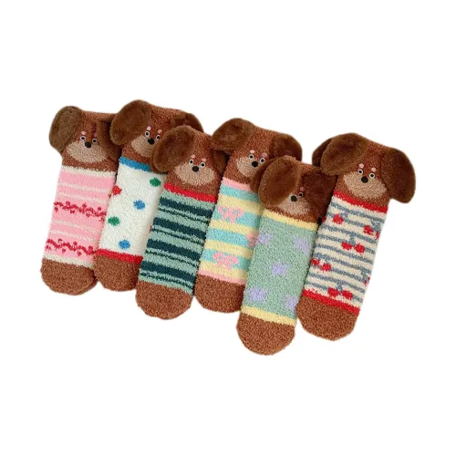 J TOO 6 пар [Цвет изображения] Женские носки MID до икры