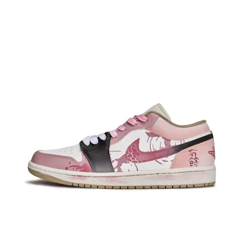 Jordan Air Jordan 1 811 Manufacturing DUAL Meter Transformation Дышащий Низкий Верх Винтажные Баскетбольные Кроссовки