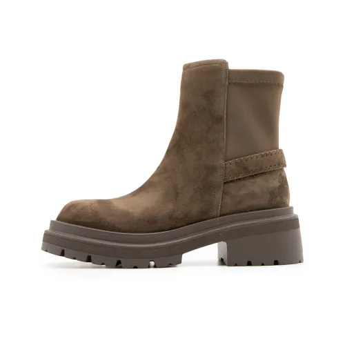 FED Martin Boots Coffee Women's