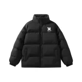 Экстрим Найт Черный Хлопковый пуховик (Утолщенный термический)