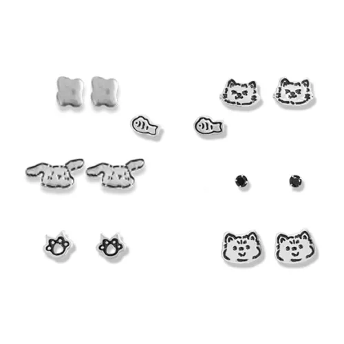 LuluCanaan Серьги-гвоздики из сплава женские