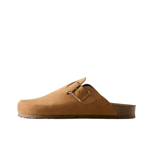 ZARA Birkenstock Стиль Обувь Коричневый Мужской