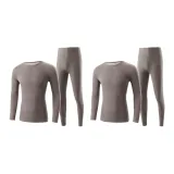 2 комплекта (мужской, 2 комплекта, темно-кофейный)