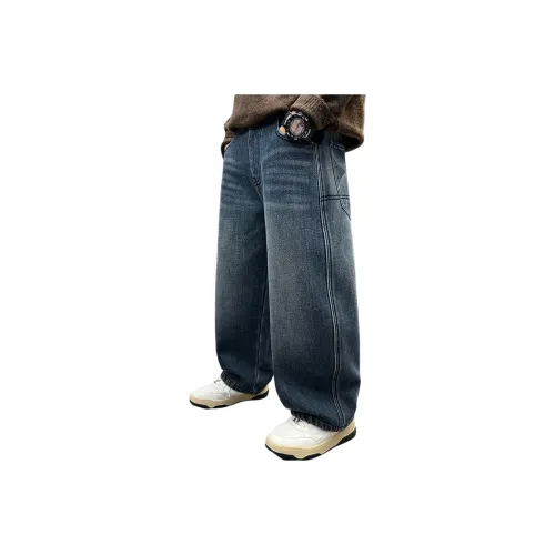 GOYN Джинсы Зимний Темно-синий Синий Подростки