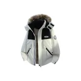 Белый [Съемный бренд, брошь]