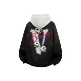 Чёрное пальто + свитшот