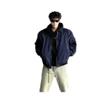 Темно-синий, утепленный