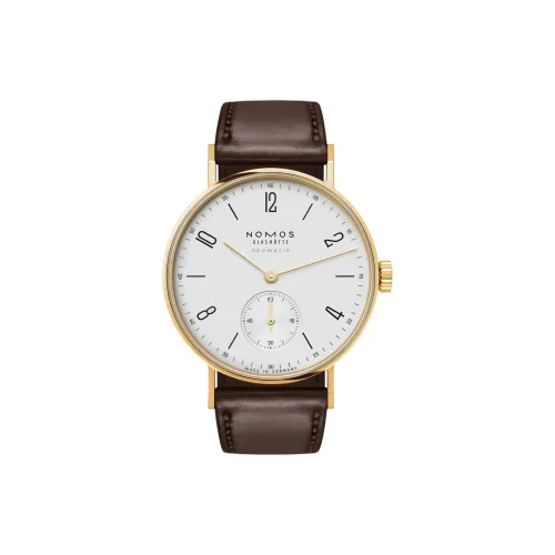 NOMOS Simple and Elegant Collection Автоматический Механический Механизм Унисекс Часы 35 мм Белый Циферблат