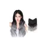 Коричневый-черный градиентный белый, чай серый