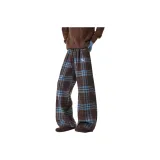 Синий кофе в клетку [Логотип бренда, стиль]