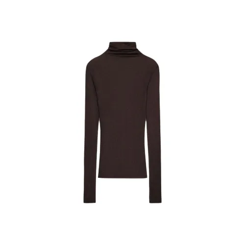 ZARA Коричневые Женские T-рубашки