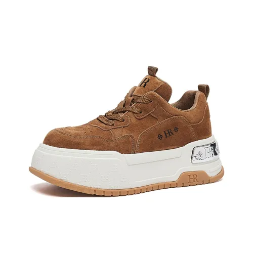 HR Скейтборд Кроссовки Низкие Земляной Желтый Женские