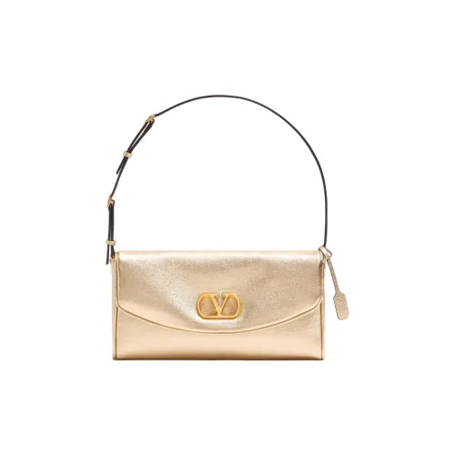 Валентино Гаравани Кожа Сумка Маленькая Женская Золотая