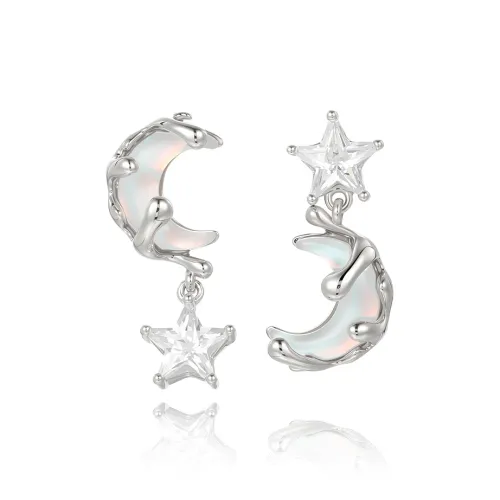 XUPING Серьги-кольца с синтетическим кубическим цирконием Женские