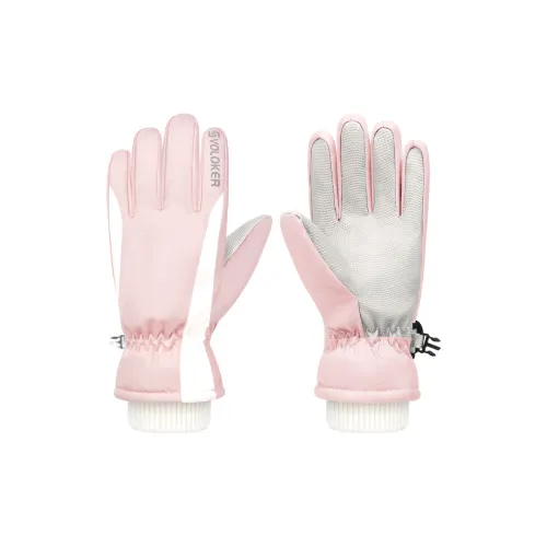 MESUCA Полиэстер ПУ (полиуретан) Лыжные перчатки Унисекс Розовый Черный Синий