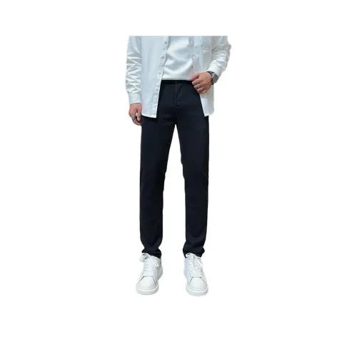 CHAOZHANGGUI Мужские черные джинсы