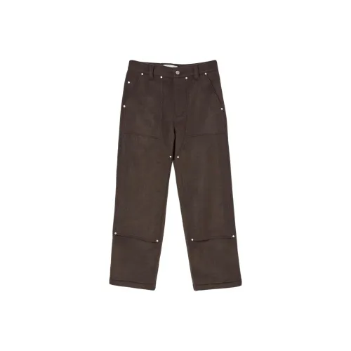 AFTER PRAY Коричневый Унисекс Карго Брюки