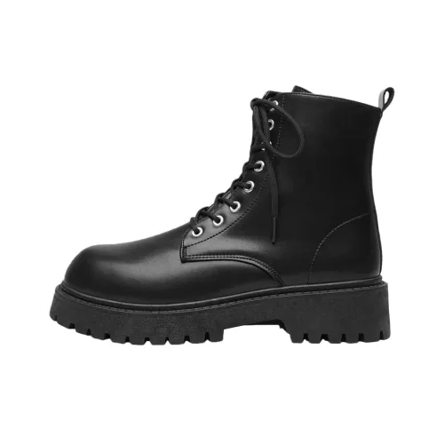 XINJIYUAN Металл Молния Зубы Интерпретация ОБМАНА Промышленная Эстетика Короткий Мартин Ботинок Мужской