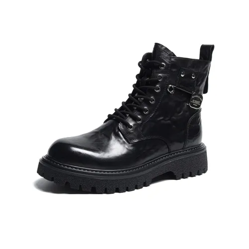 SENJIALUO Короткий Мартин Ботинок Низкий каблук Мужской