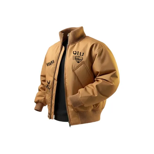 HUANQIU Воротник-стойка Пуховая куртка Унисекс