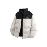 Айвори Белый Хлопковый пуховик (Утолщенный, ветрозащитный, стильный)