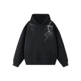 Тяжелый полиэстер-хлопок, черный (с флисовой подкладкой)