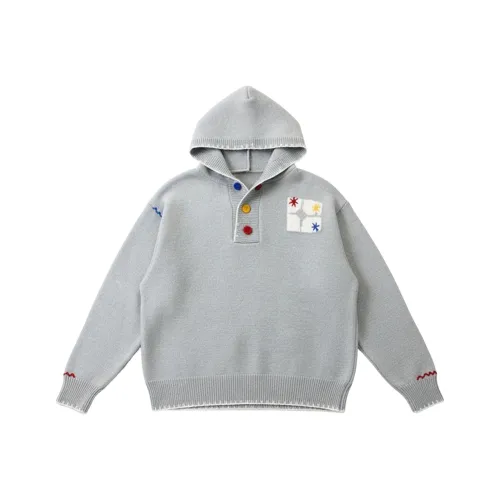 GANGZAI Серый Унисекс Трикотаж