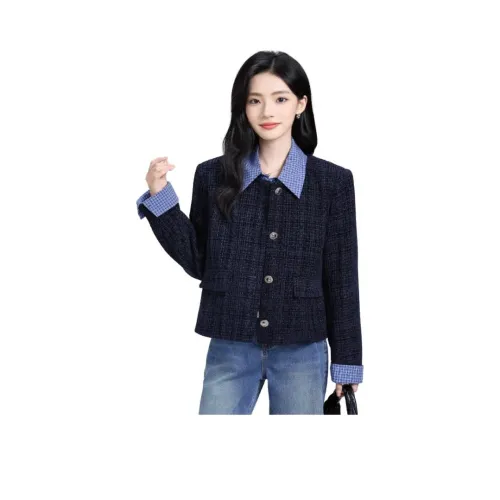 Mu Xiao Xin Вельвет Feel Пальто Женское