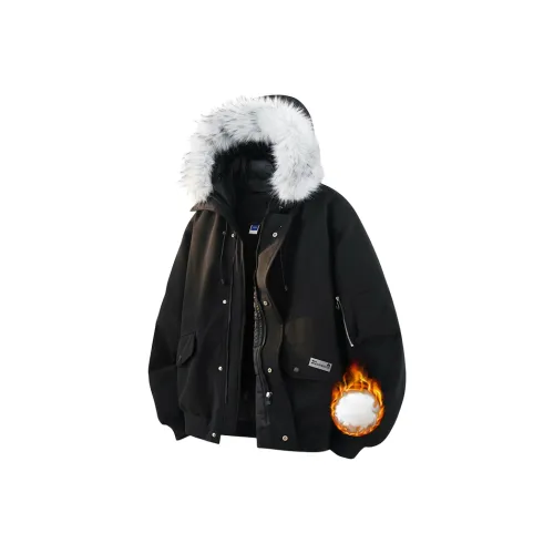 DOUBLEFISH Хлопковый пуховик унисекс