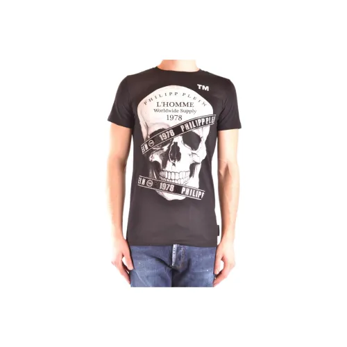 PHILIPP PLEIN Мужские черные рубашки T