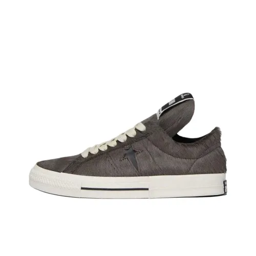 Rick Owens DRKSHDW Конверс Коллаборация Onestr Low Топ Скейтборд Кроссовки Мужские Темно-Серый