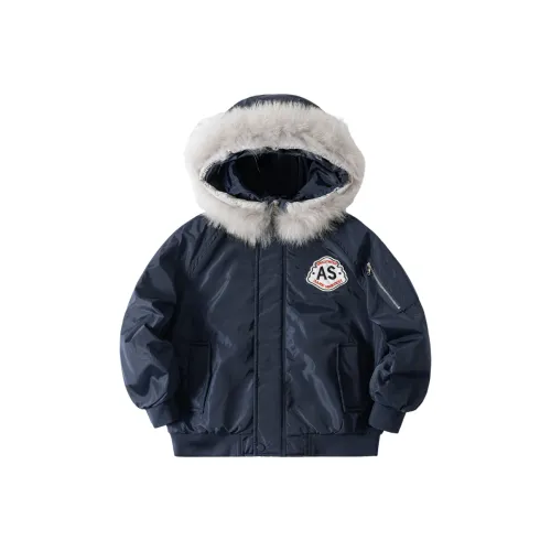 GOYN Темно-синий школьный возраст пуховики