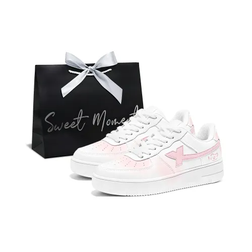 XTEP Air Force One Амортизация Высота Увеличение Устойчивость к Износу Низкие Кроссовки для Скейтбординга Женские