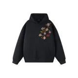 Тяжелый полиэстер-хлопок, черный (с флисовой подкладкой)