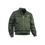 Темно-армейский зеленый [Весенний Осенний Высококачественная Пилотная Куртка]