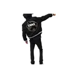 Чёрная вышивка, высококачественная