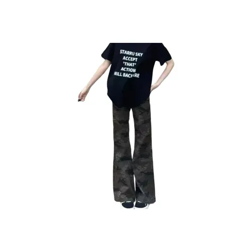 DUATOGE Камуфляж Полуэластичный Пояс Предложение Размер Маленький Унисекс Джинсы